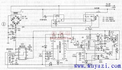 九阳豆浆机维修电路图-其他电路图-电子产品世界